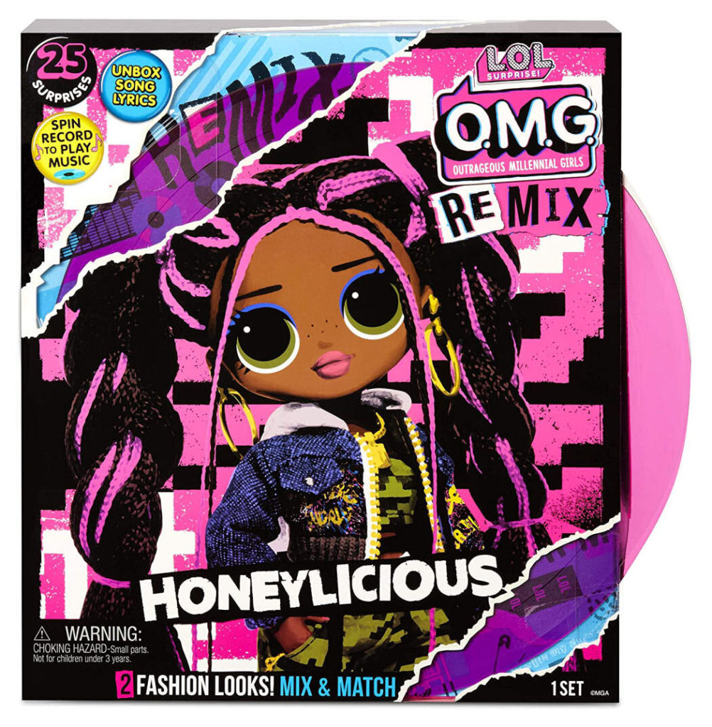 L.O.L Surprise! O.M.G. Remix Honeylicious Fashion Doll Box Front Cover
