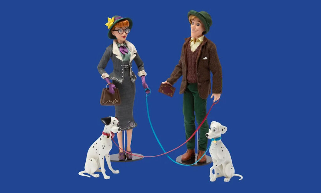 101 Dalmatians Doll Set featuring Roger and Anita
